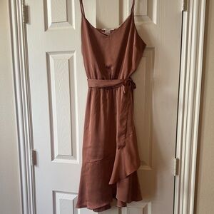 Elegant Blush Sleeveless Dress